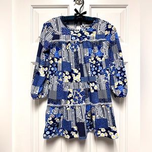 Rare Editions Girls Patchwork Print Dress Size 6